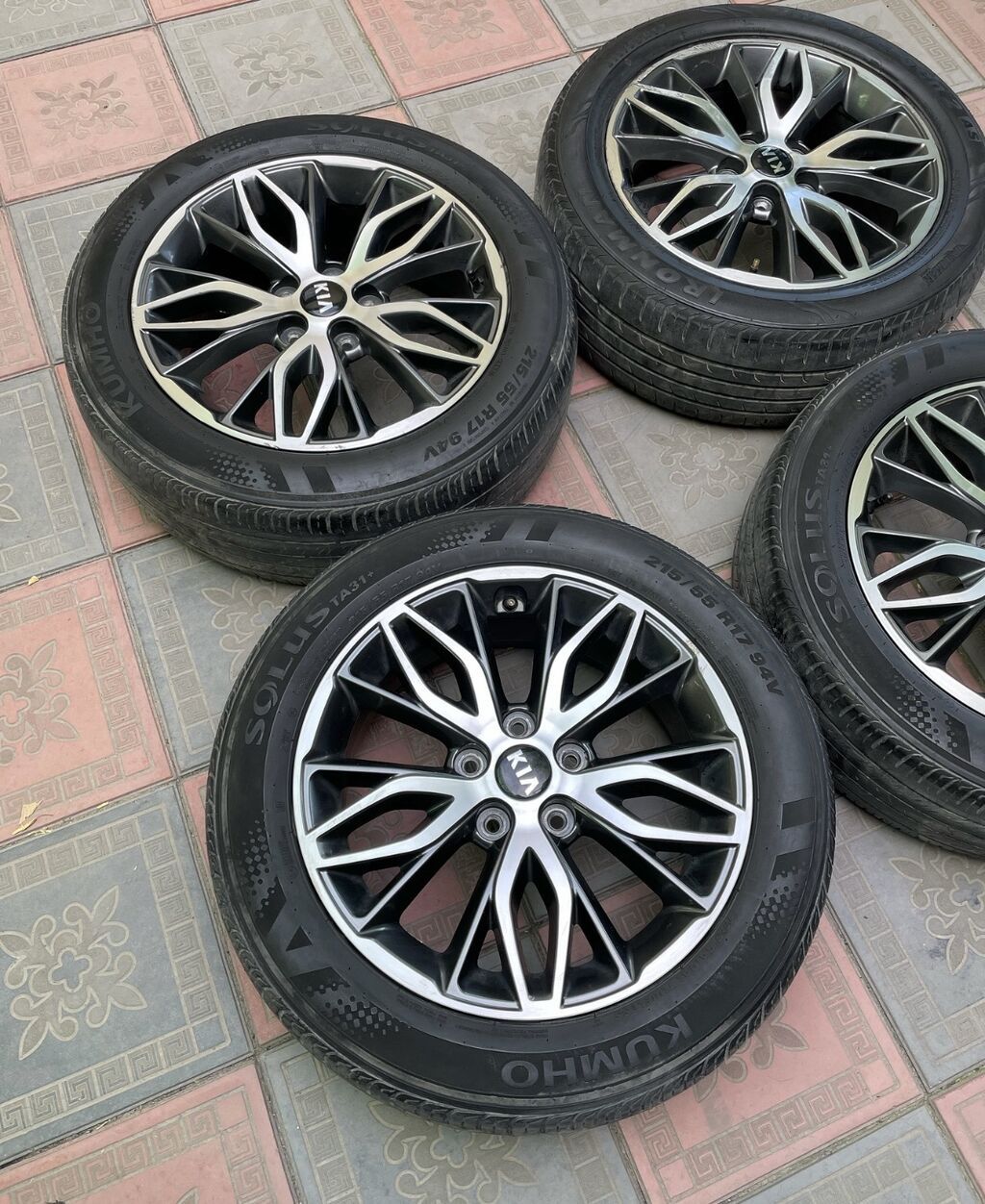 Оригинальные диски KIA K5 хищник R17 5/114.3 7J ET45.5 В: фото 5