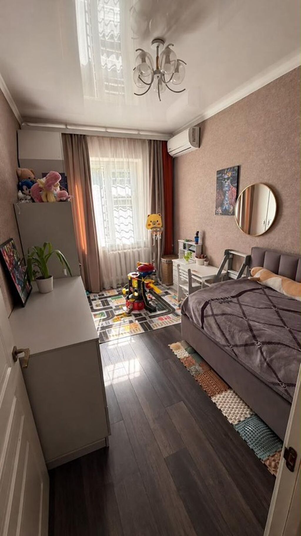 3 комнаты, 63 м², Асанбай мкр 105 серия, 5 этаж, Евроремонт: фото 3