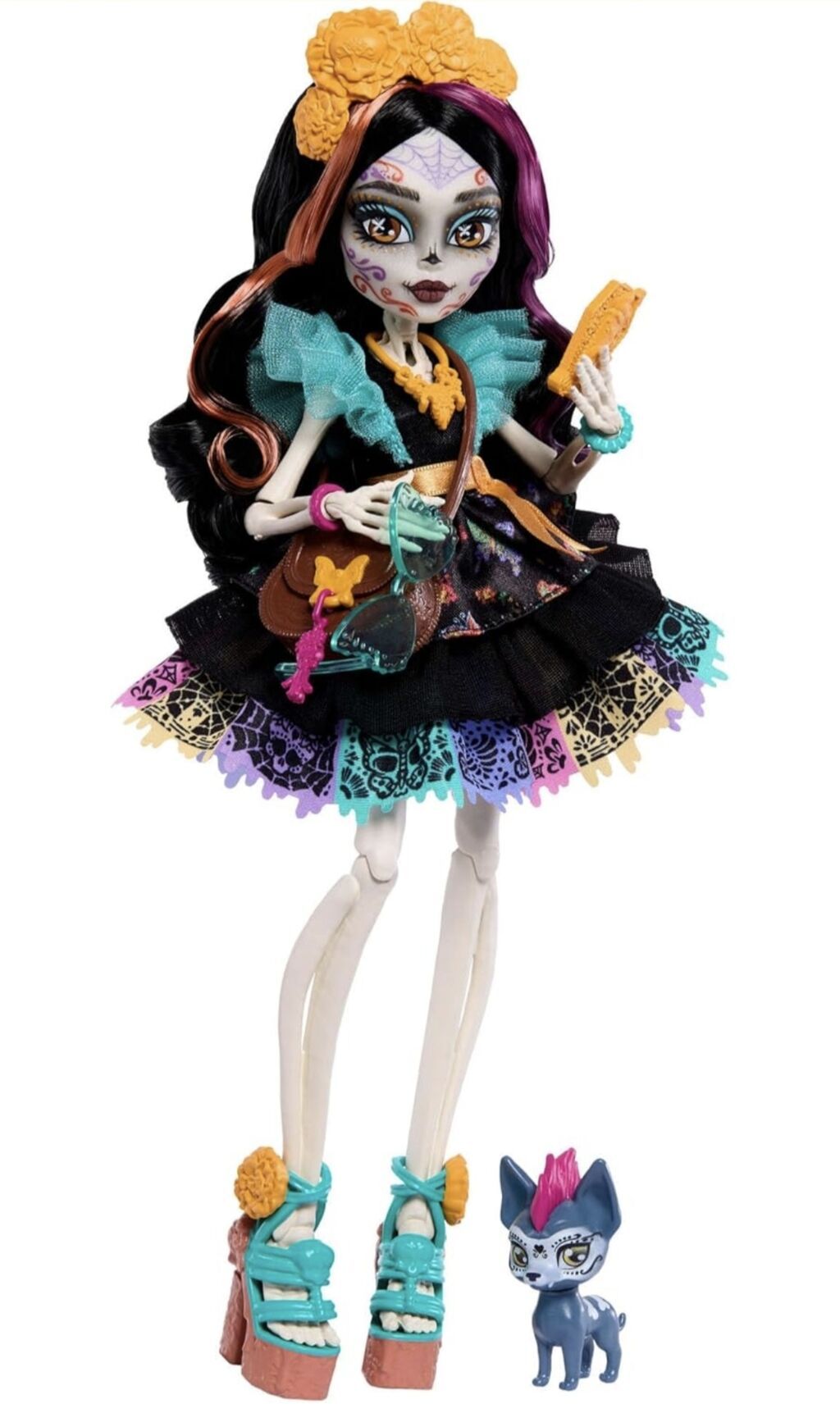 Кукла Монстер Хай (monster high) Скелита Калаверас.Базовая,3: фото 4