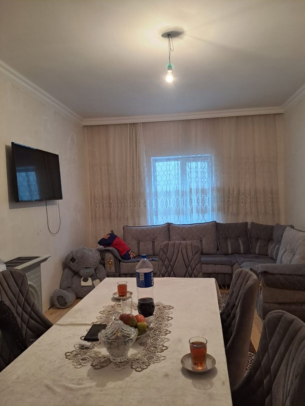 3 otaqlı, 75 kv. m, Yeni təmirli