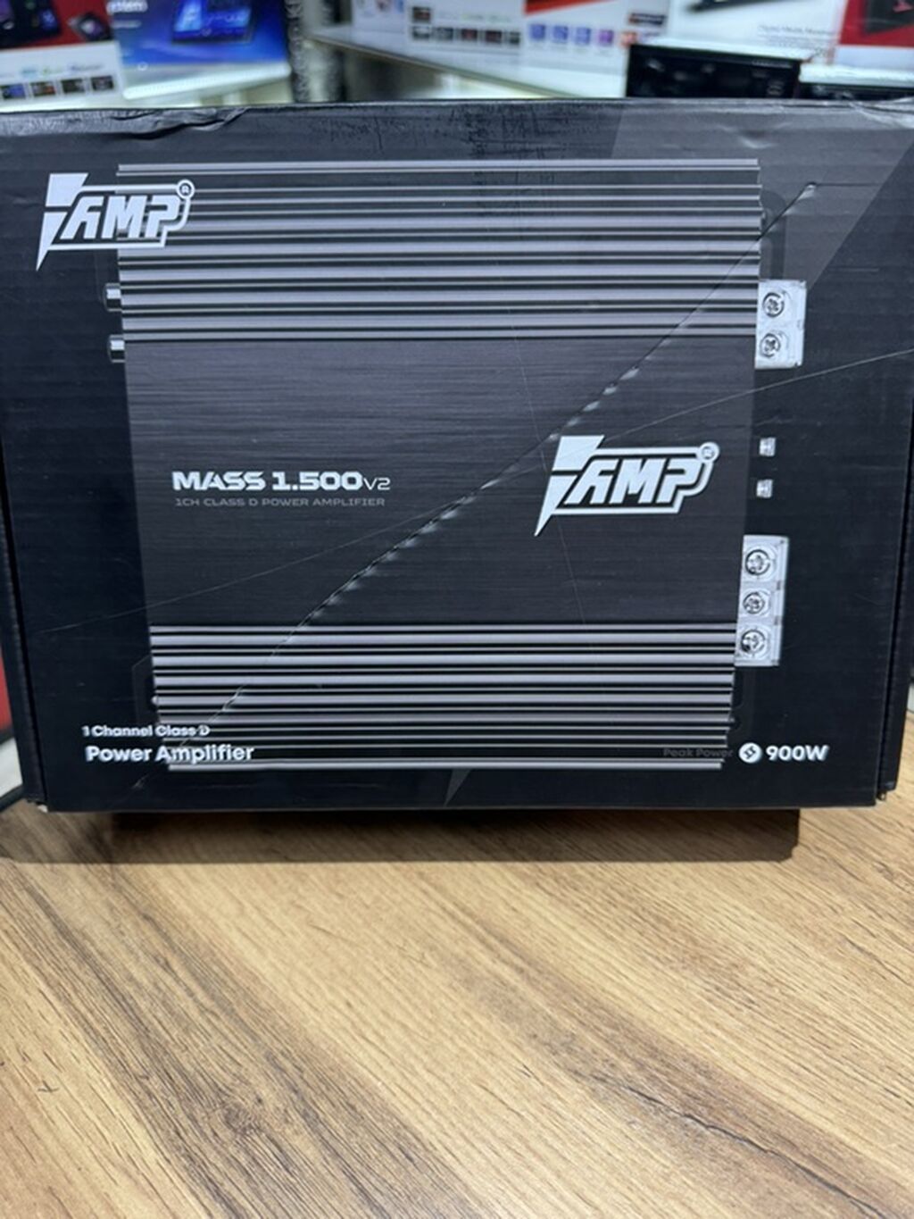 Моноблоковый автомобильный усилитель AMP MASS 1.500 V2 - Класс D: фото 7