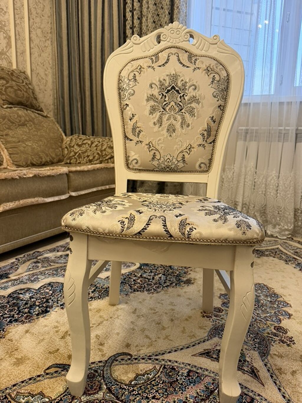 Классический обеденный стул в стиле неоклассика. Продам 5 стульев в: фото 3