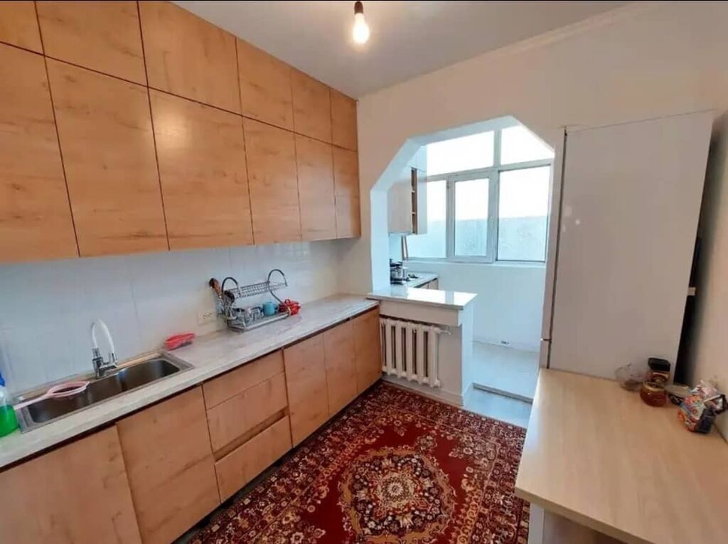3 комнаты, 70 м², Джал мкр (в т.ч. Верхний, Нижний, Средний) 9 этаж, Косметический ремонт: фото 1