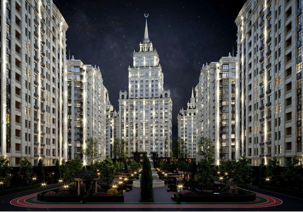 2 комнаты, 80 м², Асанбай мкр Элитка, 11 этаж, ПСО (под самоотделку): фото 2