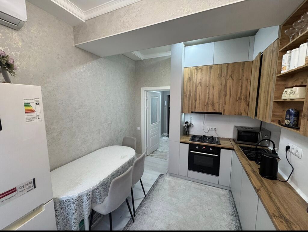 1 комната, 34 м², Джал мкр (в т.ч. Верхний, Нижний, Средний) Элитка, 7 этаж, Дизайнерский ремонт: фото 1
