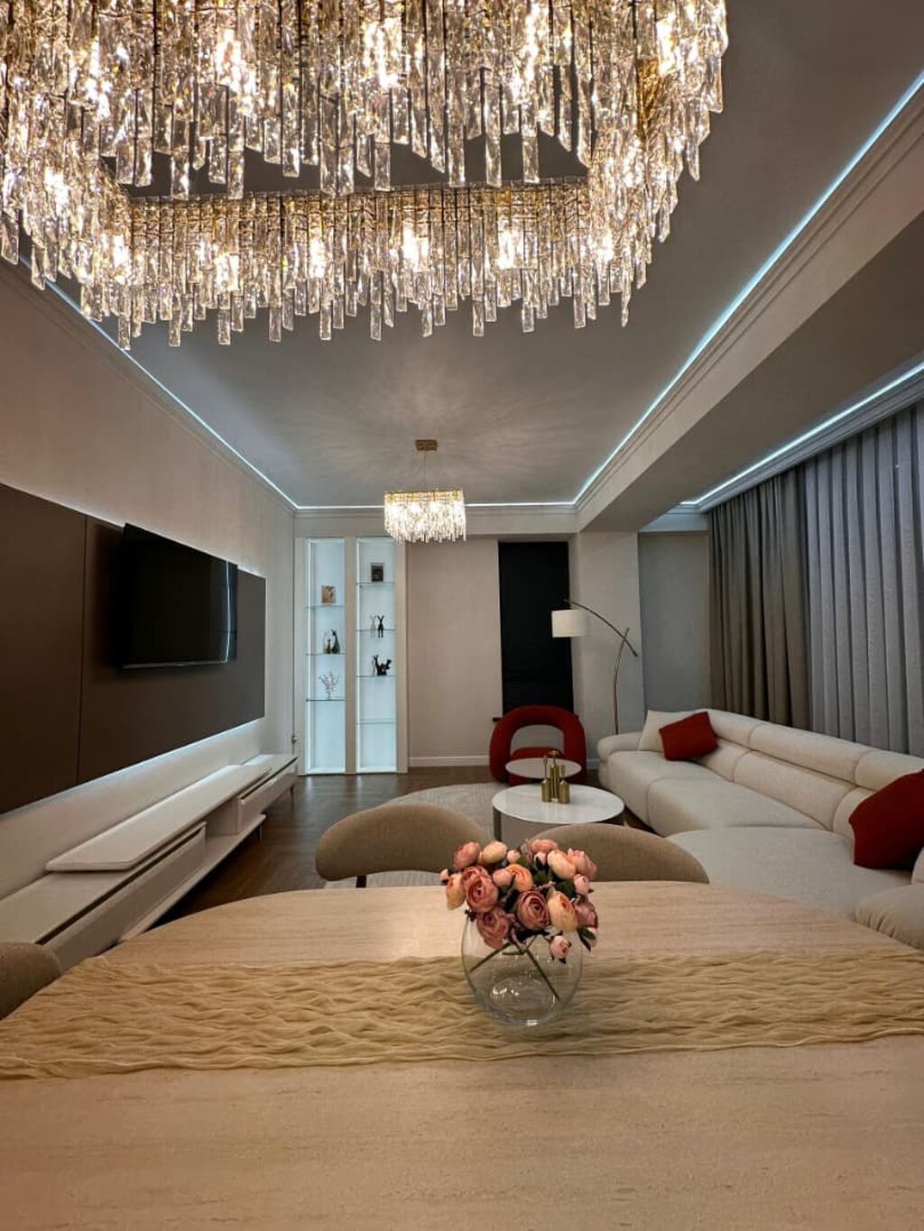 3 комнаты, 104 м², Асанбай мкр Элитка, 9 этаж, Дизайнерский ремонт: фото 3