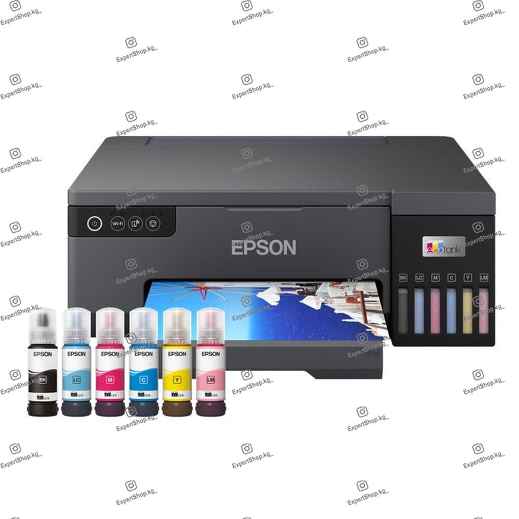 Цветной струйный принтер Epson L8058 с Wi-Fi - экономичное: фото 6
