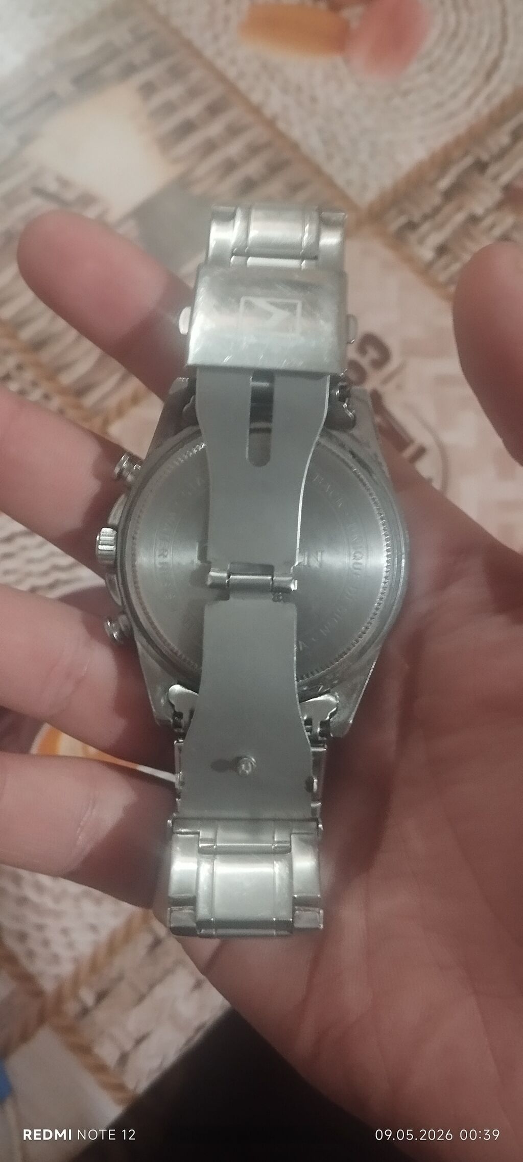 (надо заменить батарейку) Мужские наручные часы Curren Chronograph - — фото 3