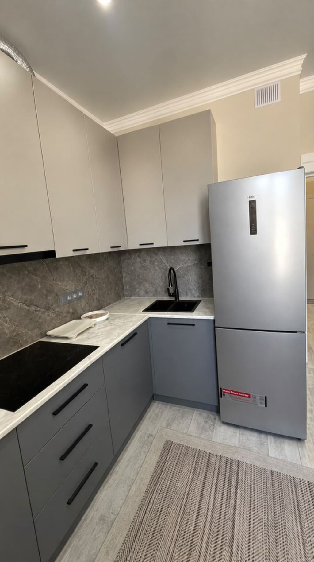 3 комнаты, 90 м², Асанбай мкр Элитка, 12 этаж, Дизайнерский ремонт: фото 4