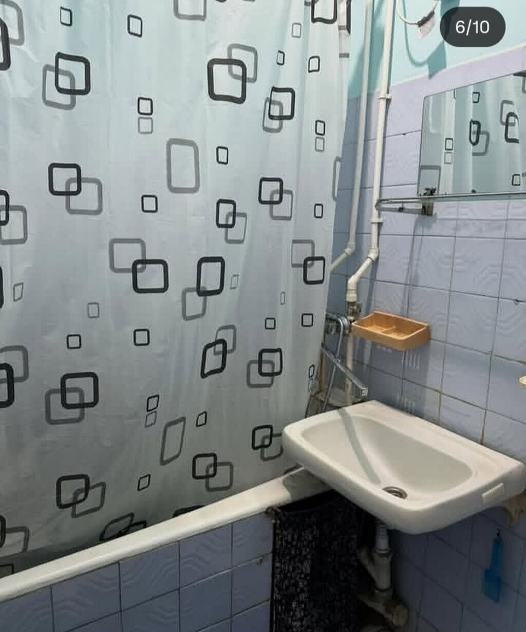 2 комнаты, 48 м², Аламедин-1 мкр 105 серия, 9 этаж, Требуется ремонт: фото 4