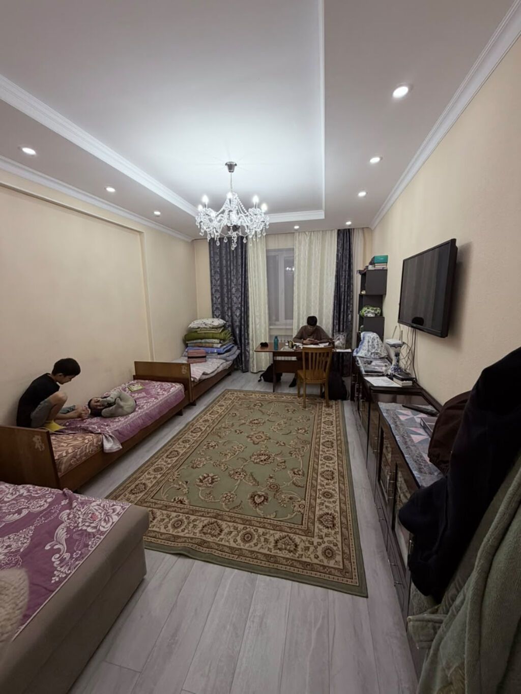 2 комнаты, 59 м², Тунгуч мкр Элитка, 2 этаж, Свежий ремонт: фото 4