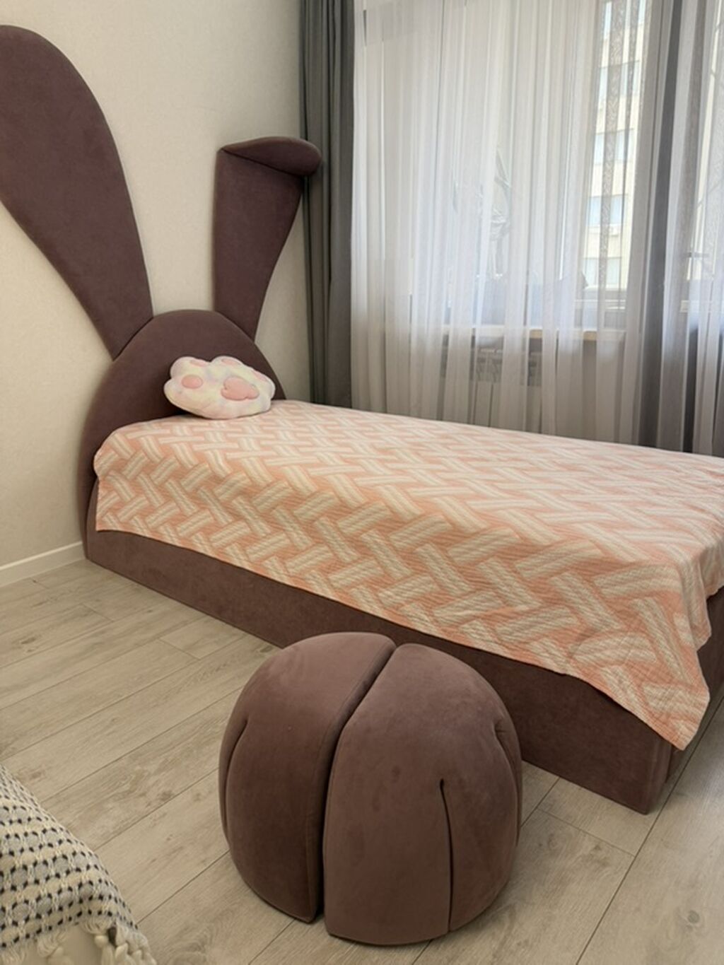 Продаю! 2 детские односпальные кровати «Кролик» 90×200 см: фото 2