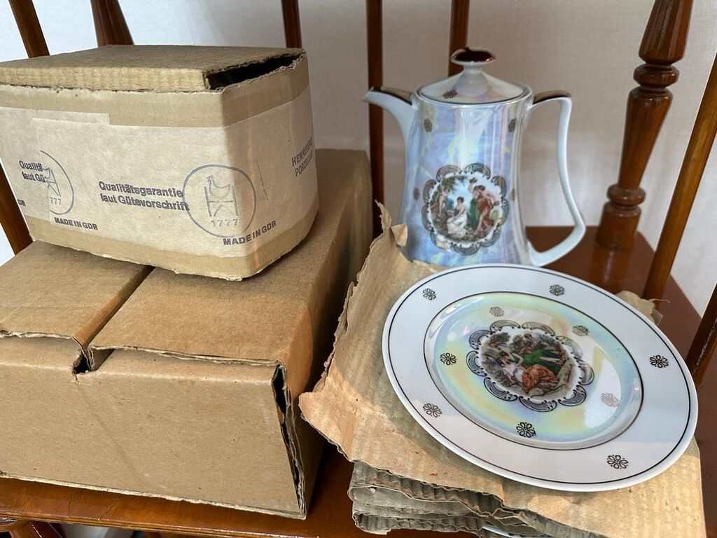 Легендарная "Мадонна"! Новый чайный сервиз ГДР: Договорная Наборы ...