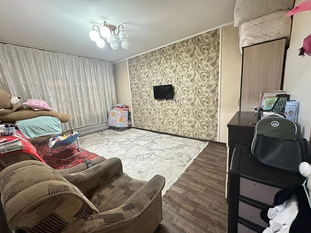 1 комната, 40 м², Аламедин-1 мкр 105 серия, 1 этаж, Косметический ремонт: фото 3