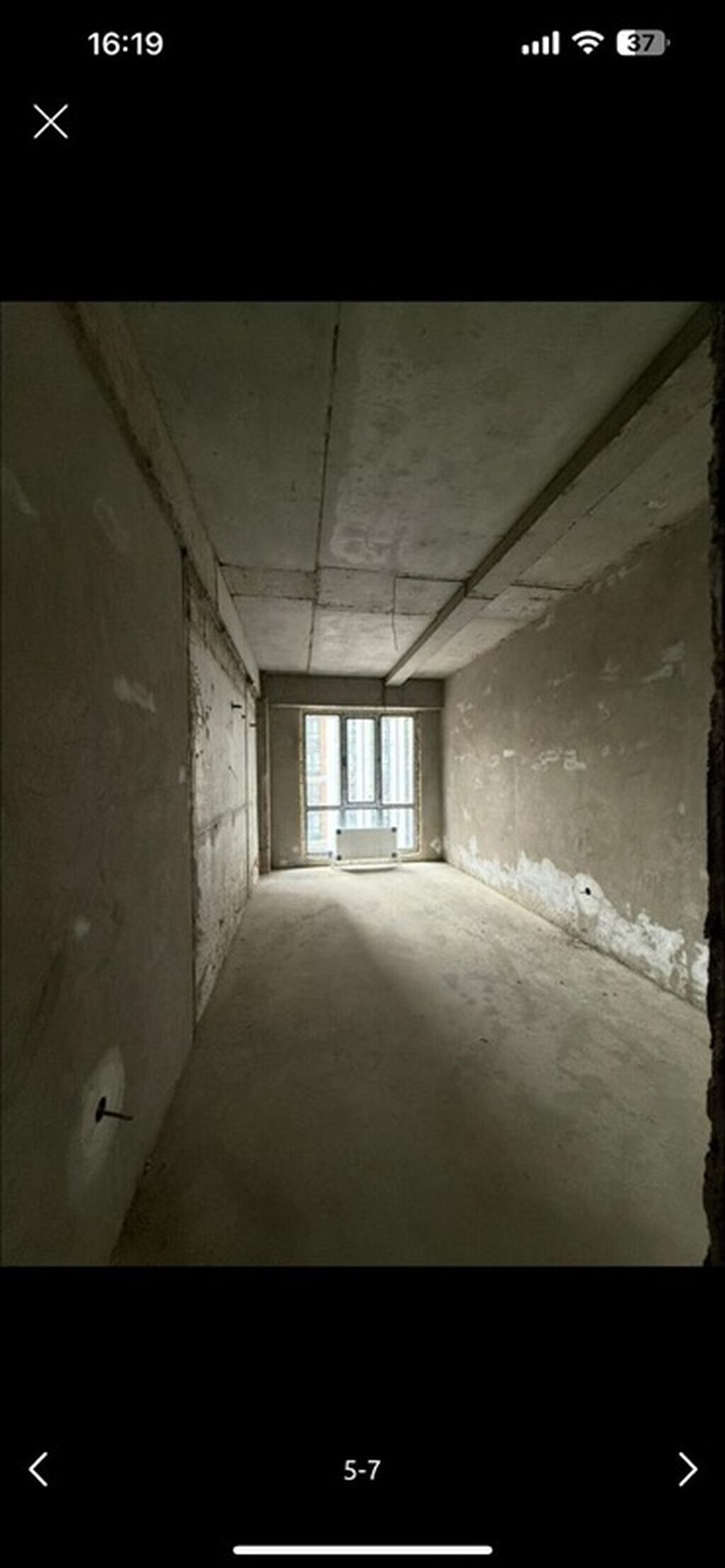 1 комната, 43 м², Асанбай мкр Элитка, 6 этаж, ПСО (под самоотделку): фото 3
