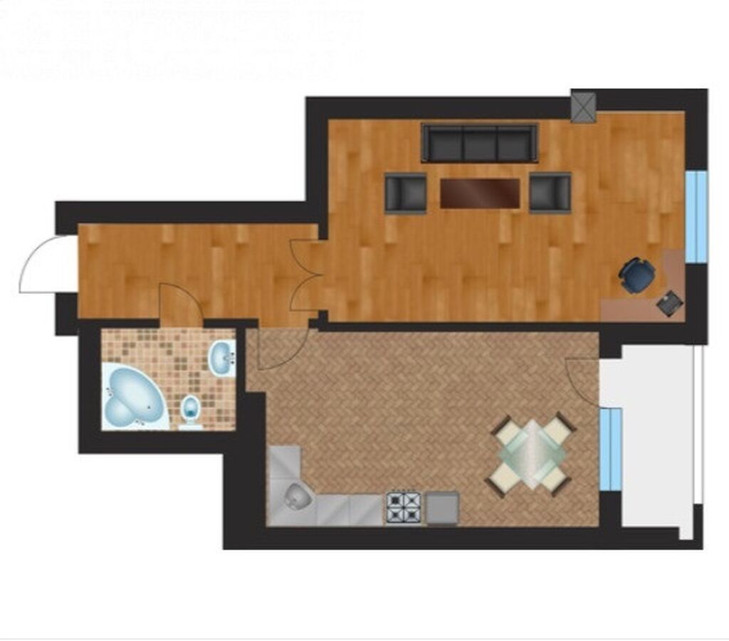 2 комнаты, 54 м², 11 мкр Элитка, 11 этаж, Евроремонт: фото 8