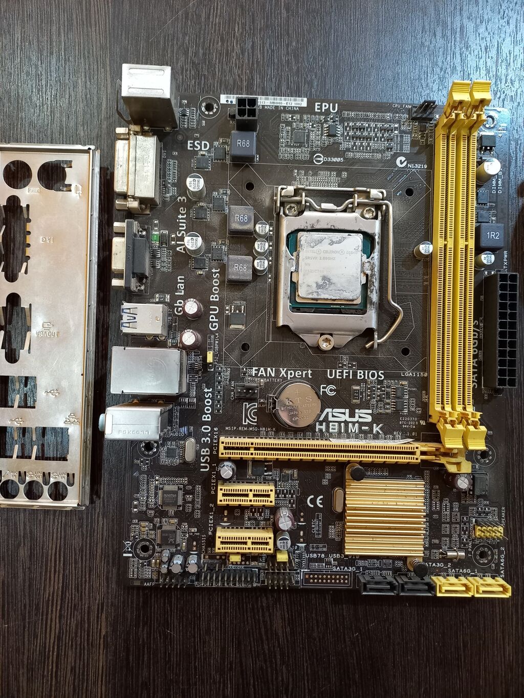 Материнская плата Asus H81M-K, 1150 сокет.: 3600 KGS Материнские платы ...