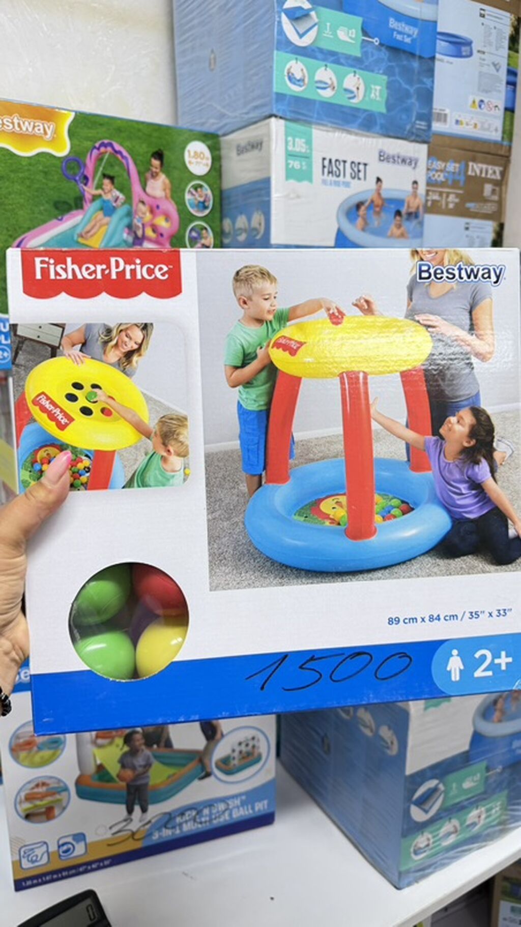 Надувные игровые центры Bestway и Fisher-Price для детей 2+ 1): фото 2
