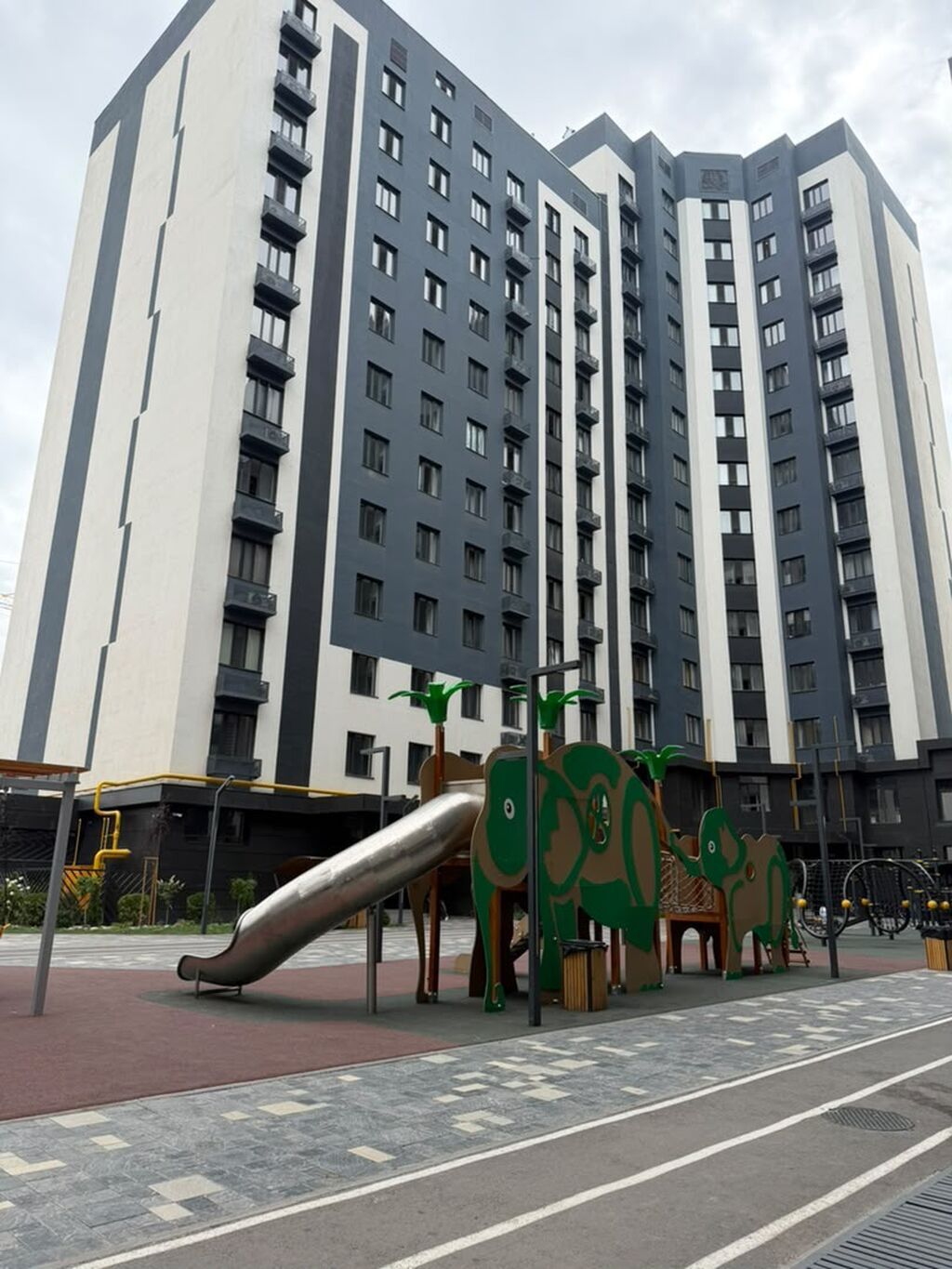 3 комнаты, 92 м², Тунгуч мкр Элитка, 14 этаж, ПСО (под самоотделку): фото 3