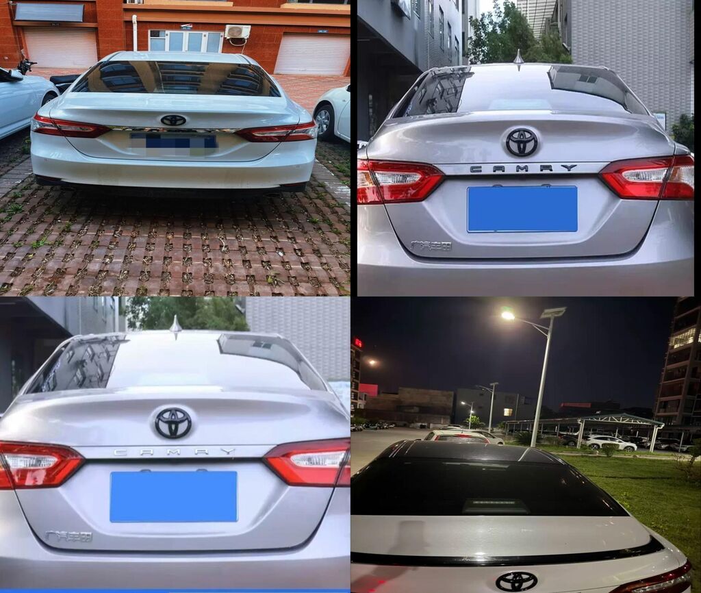 Набор эмблем и букв для Toyota Camry черный глянец (black gloss): фото 5