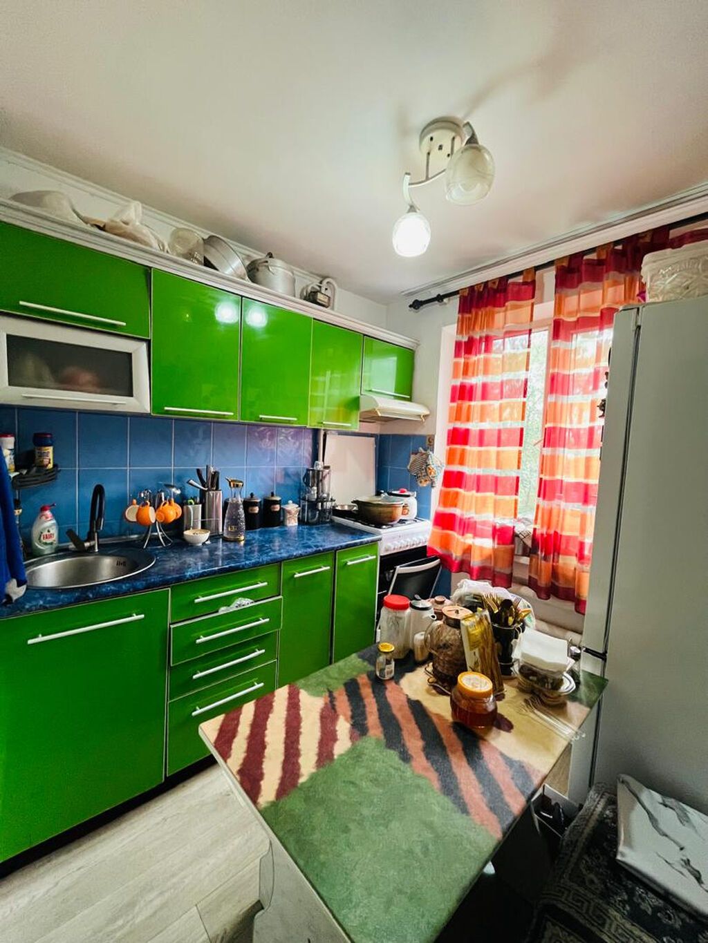 3 комнаты, 58 м², Аламедин-1 мкр 104 серия, 4 этаж, Евроремонт: фото 5