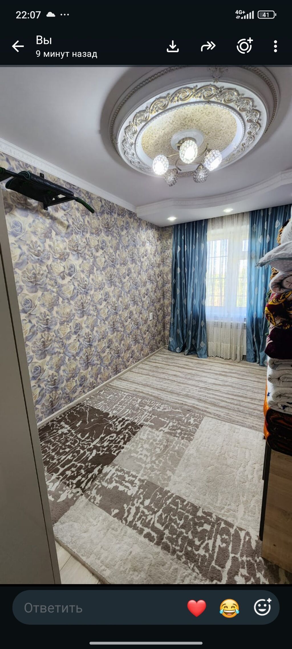 3 комнаты, 58 м², 8 мкр 104 серия, 4 этаж, Евроремонт: фото 6