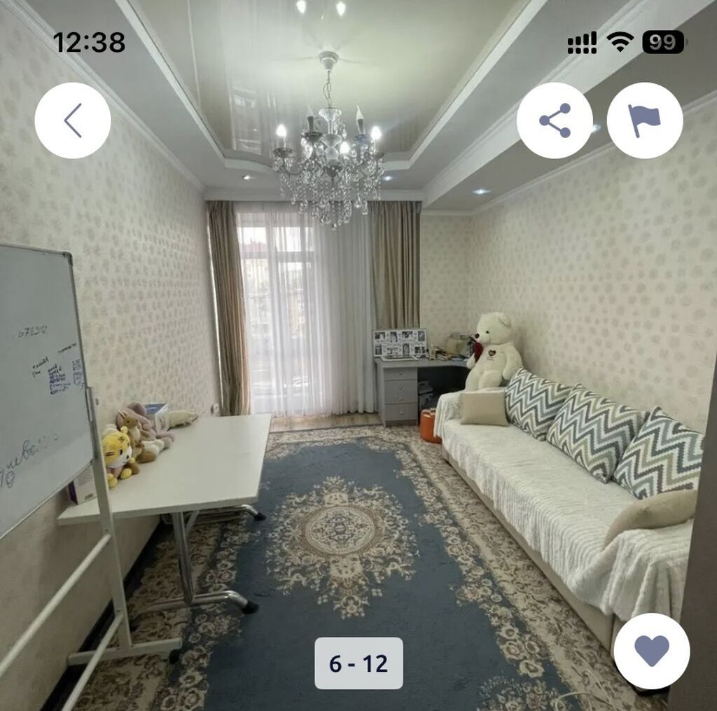 4 комнаты, 132 м², 7 мкр Элитка, 6 этаж, Евроремонт: фото 8