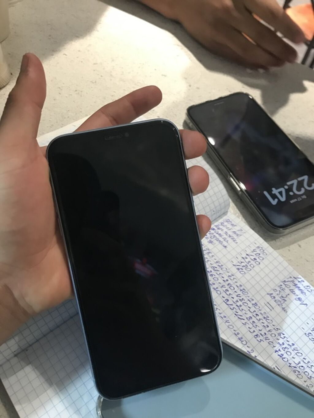 IPhone Xr, Б/у, 128 ГБ, Голубой, 80 %: фото 2