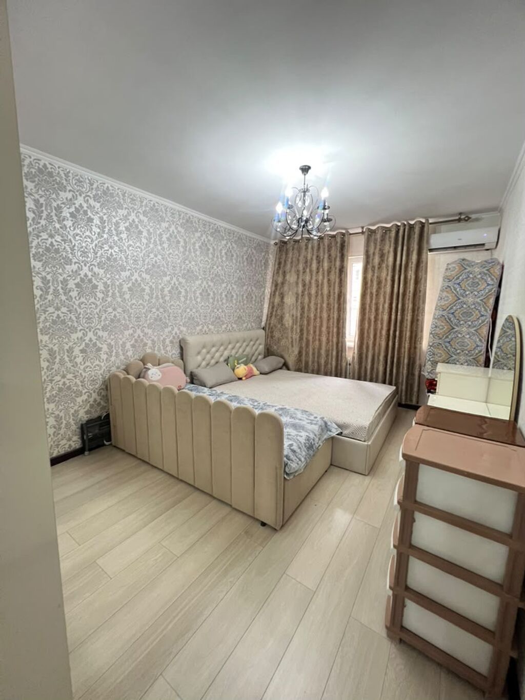 2 комнаты, 68 м², Тунгуч мкр Элитка, 4 этаж, Евроремонт: фото 6