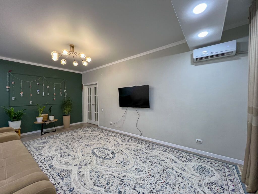 2 комнаты, 76 м², Асанбай мкр Элитка, 2 этаж, Евроремонт: фото 8
