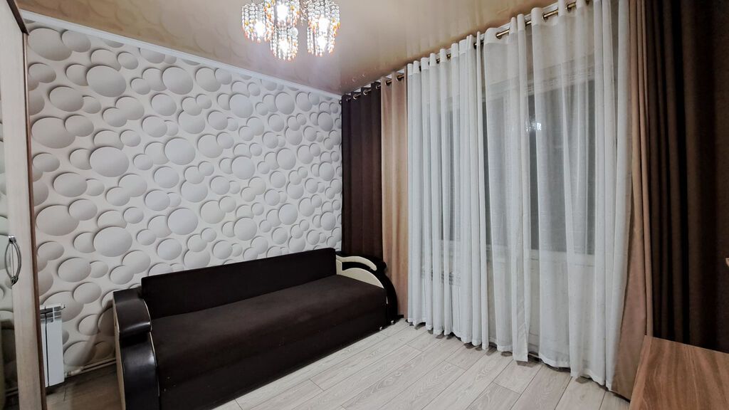 2 комнаты, 53 м², Аламедин-1 мкр 105 серия, 1 этаж, Евроремонт: фото 3