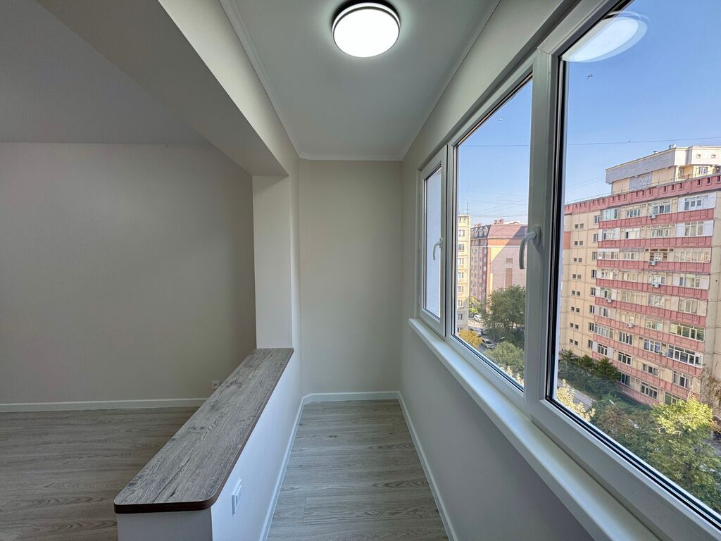 1 комната, 34 м², Тунгуч мкр 106 серия, 7 этаж, Евроремонт: фото 2