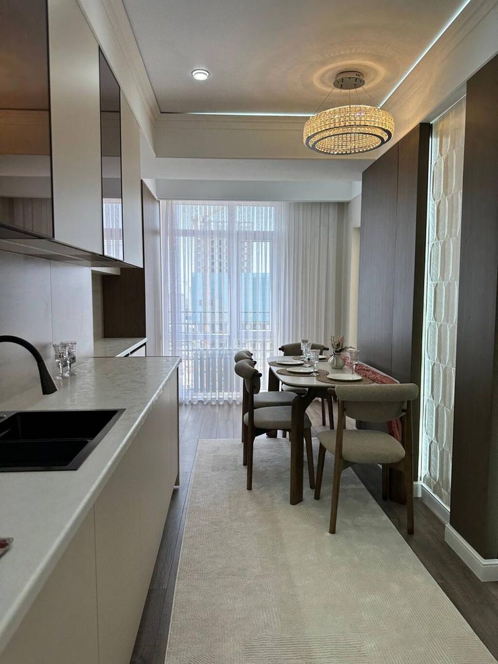 3 комнаты, 94 м², Элитка, 12 этаж, Дизайнерский ремонт — фото 6