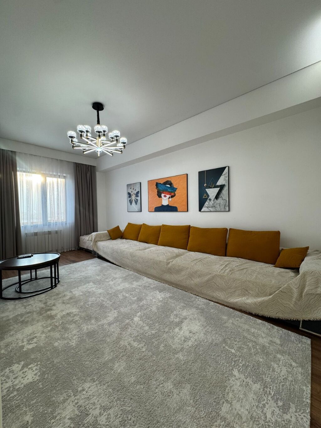 3 комнаты, 80 м², ул. Московская / Уметалиева Элитка, 9 этаж, Евроремонт: фото 2