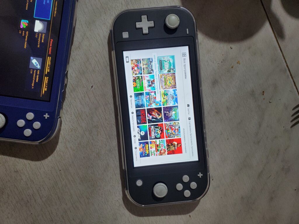 Nintendo Switch lite чипованная (прошитая) встроенная память: фото 2