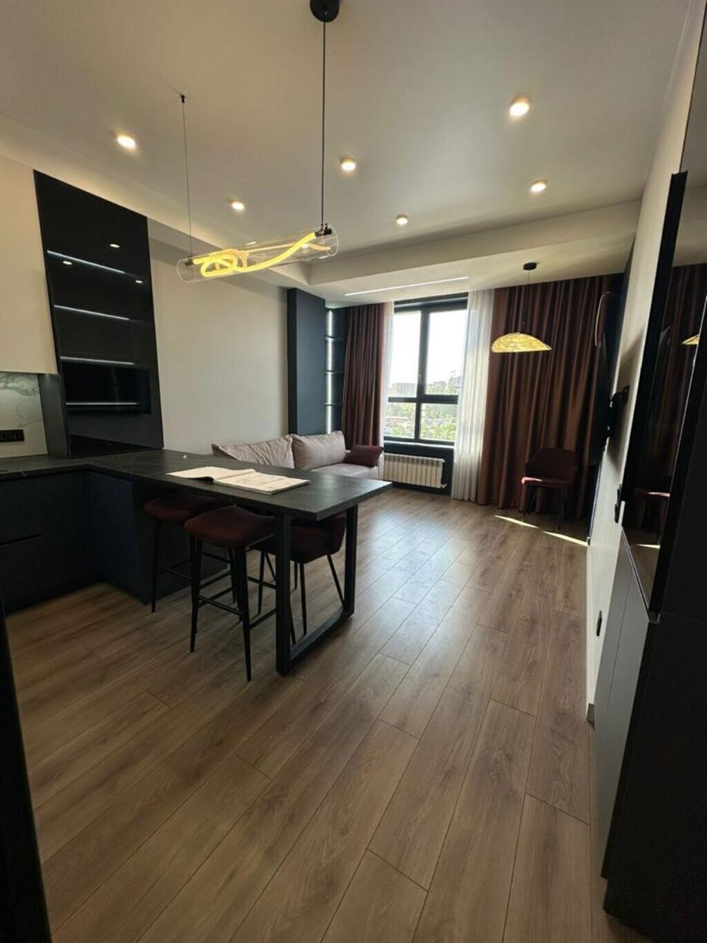 2 комнаты, 56 м², Асанбай мкр Элитка, 6 этаж, Евроремонт: фото 3