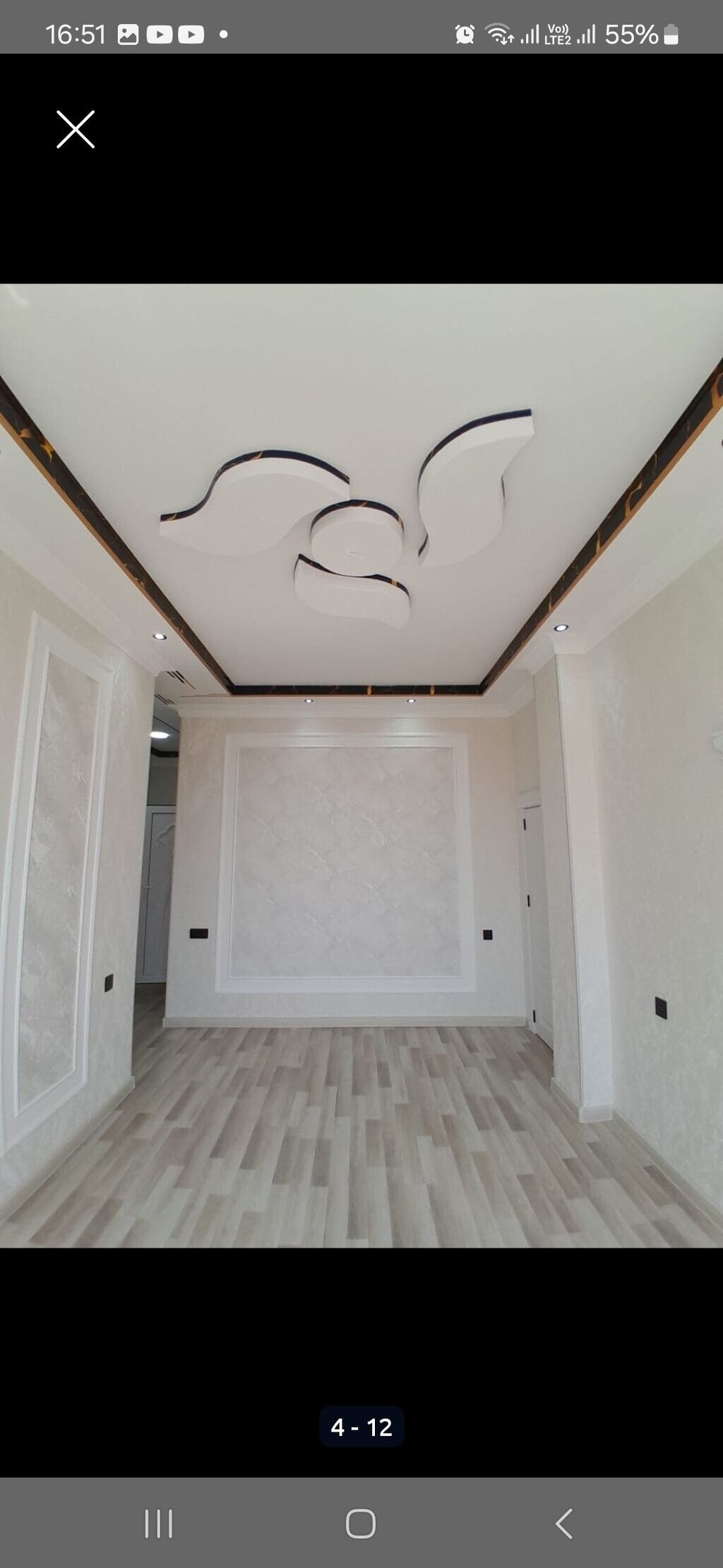 2 otaqlı, Yeni tikili, 55 kv. m