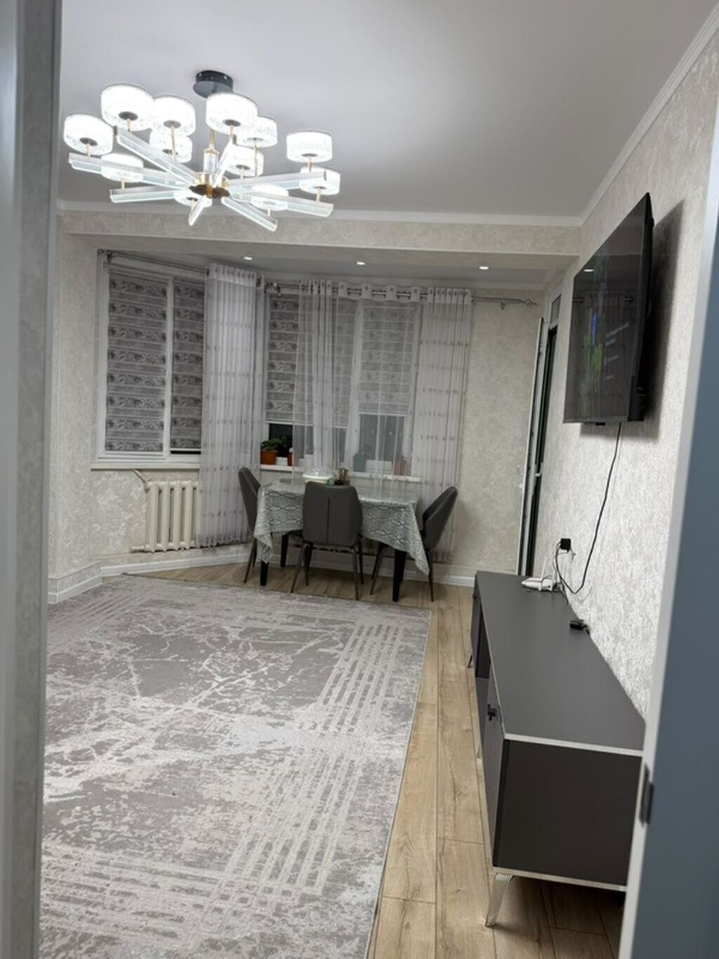 2 комнаты, 48 м², Тунгуч мкр Элитка, 3 этаж, Свежий ремонт: фото 3