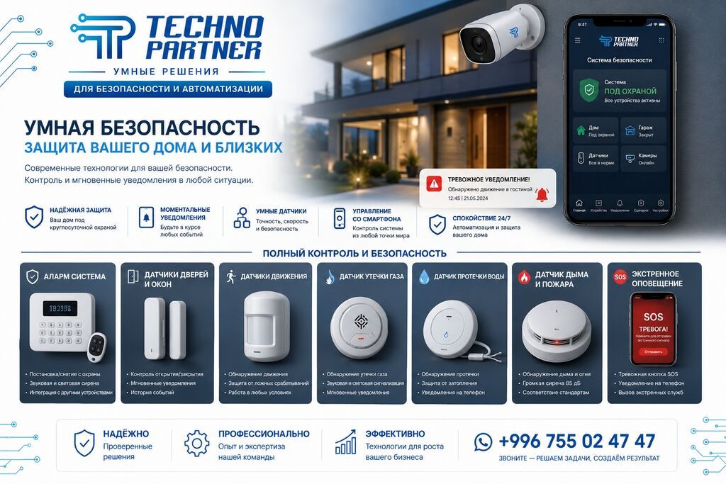 Techno Partner — умные решения для безопасности и автоматизации дома и: фото 1