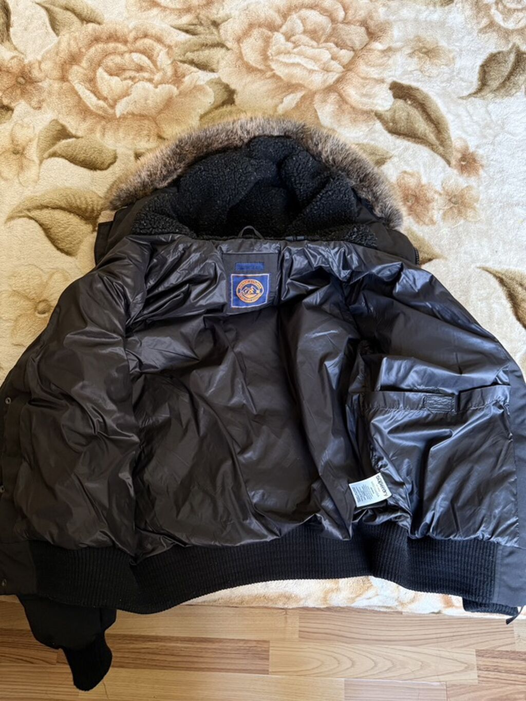 Мужская куртка, L, Superdry, Б/у, цвет - Черный, Самовывоз: фото 3