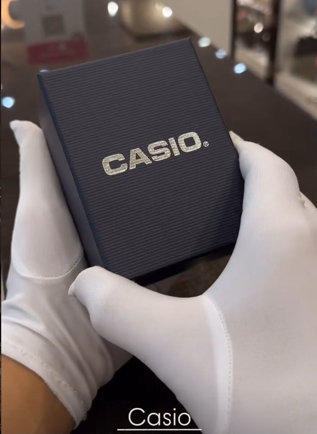 Классические наручные часы Casio на металлическом браслете. - Корпус: фото 2