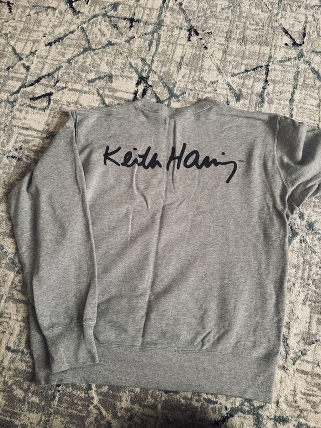 Свитшот Uniqlo UT x Keith Haring - Цвет: серый: фото 3
