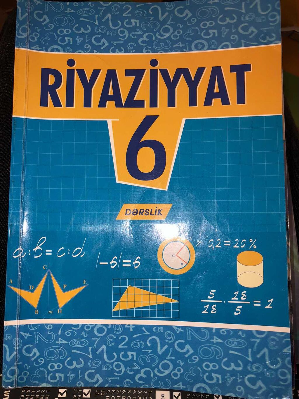 6 Ci Sinif Derslik Riyaziyyat | 5 AZN | Kitablar, Jurnallar, CD, DVD ...