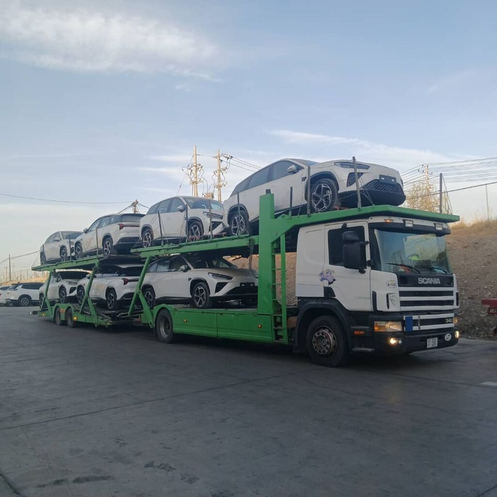 Прицеп, Scania, Сar carrier trailer, Б/у: фото 2