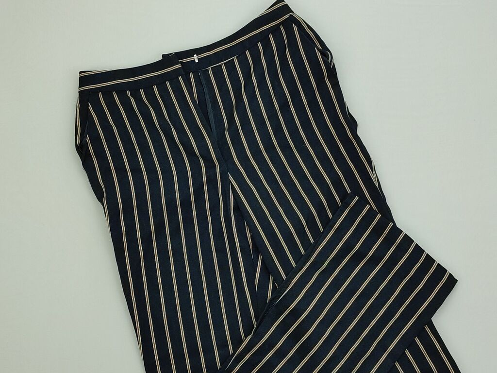 Spodnie: Spodnie XS (EU 34), stan - Idealny, wzór - Linia, kolor - Czarny — 1