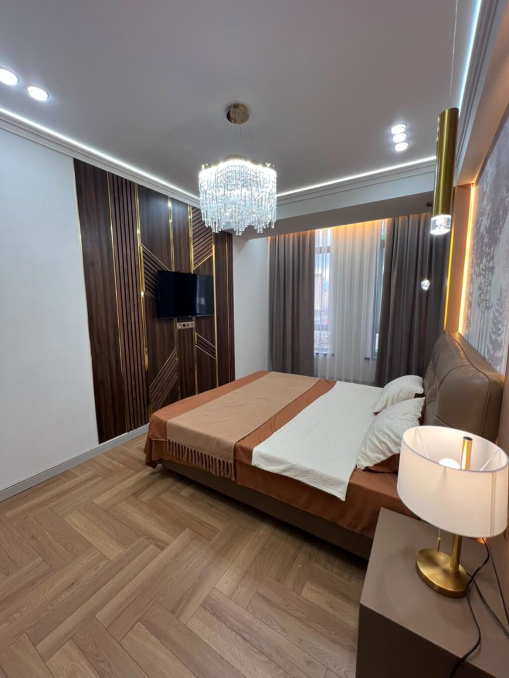3 комнаты, 80 м², Асанбай мкр Элитка, 10 этаж, Евроремонт: фото 2