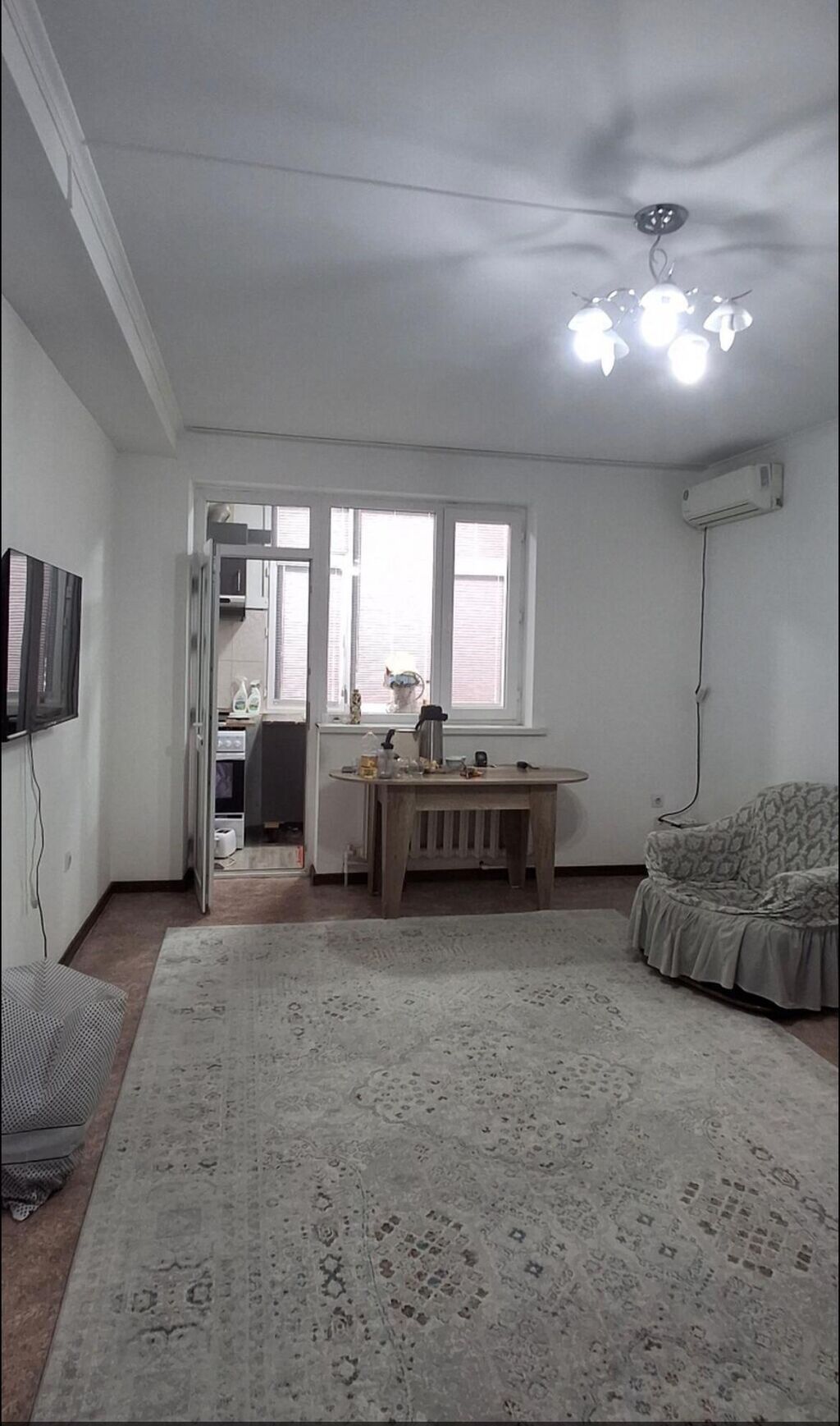1 комната, 45 м², Тунгуч мкр Индивидуалка, 5 этаж, Старый ремонт: фото 8