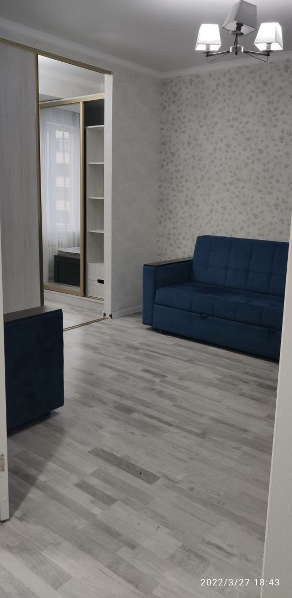 1 комната, 37 м², Кок-Жар мкр Элитка, 9 этаж, Евроремонт: фото 5