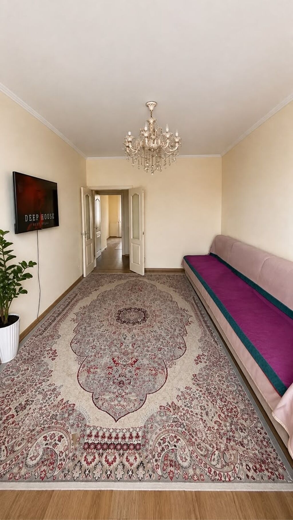 2 комнаты, 67 м², Кок-Жар мкр 106 серия, 3 этаж, Косметический ремонт: фото 2