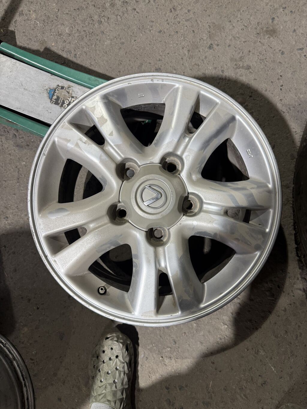 Комплект литых дисков R18 для Lexus (оригинальные, со штатными: фото 3